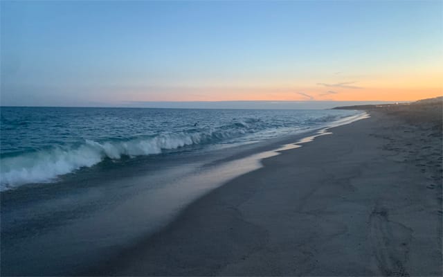 Montauk New York beach sunset