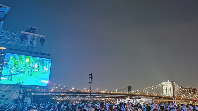 Summer evening Brooklyn Bridge